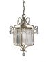 Gia Gilded Silver Crystal Chandelier